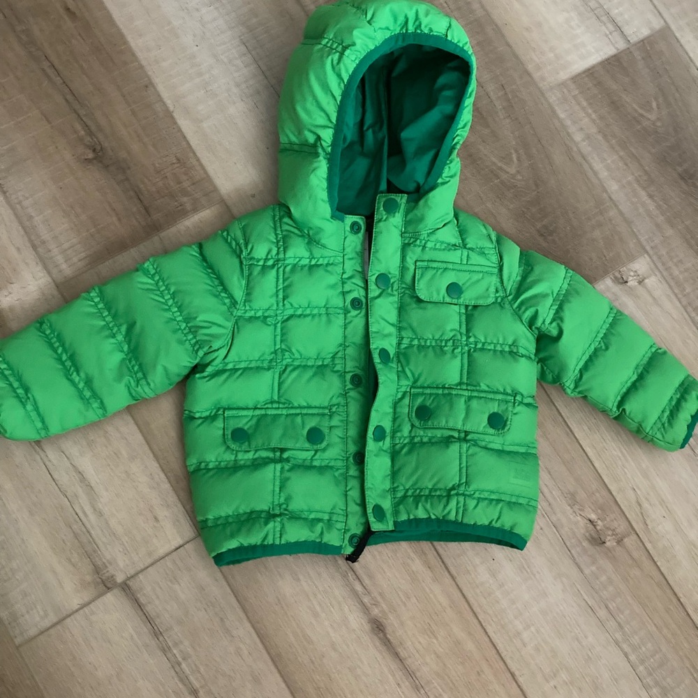 REI Kids Green Puffer Jacket